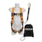 Frontline Combat Compliance Kit - Harness, 6' Single Leg Lanyard and Drawstring Bag K100-61S - alternate 1